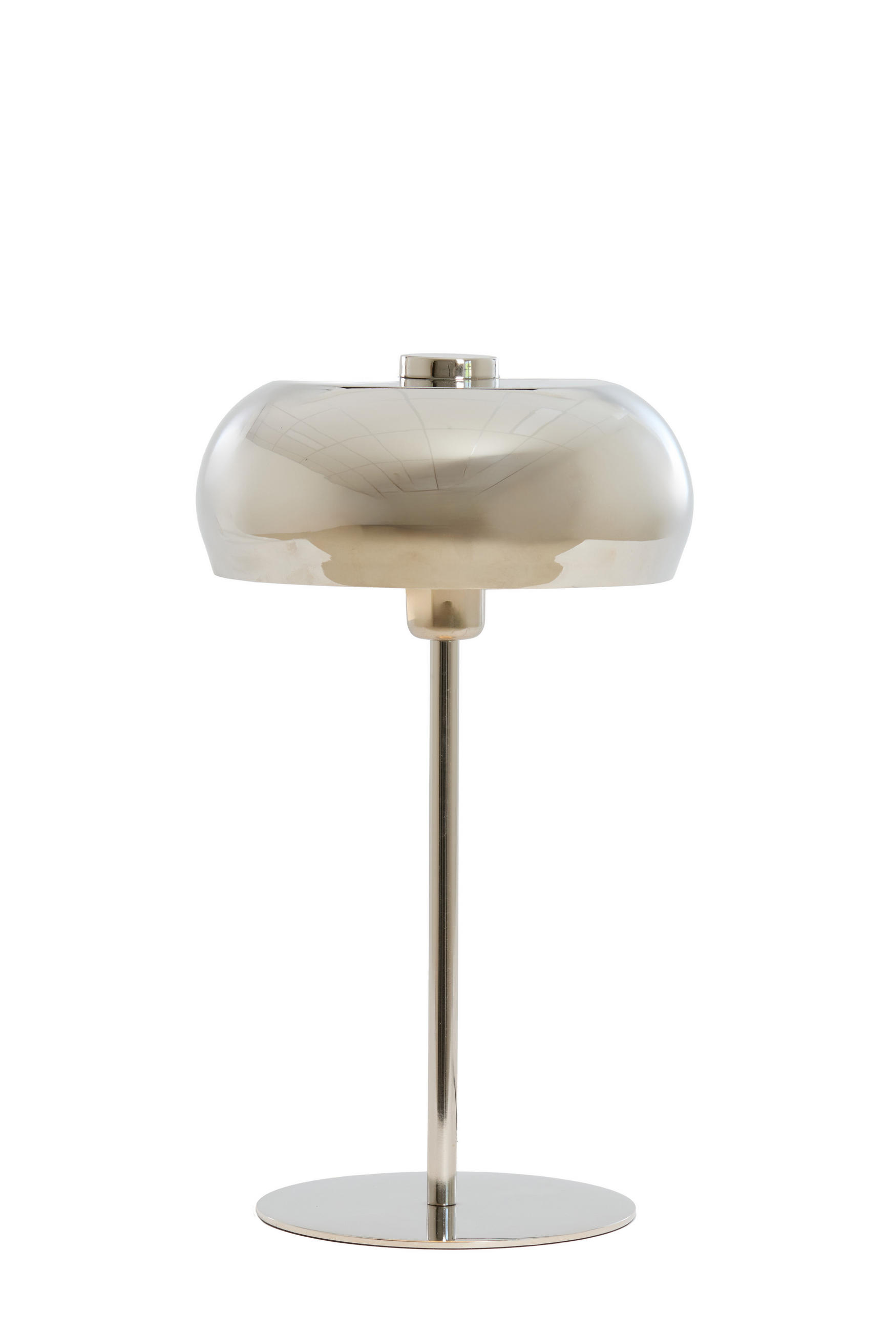 TISCHLAMPE Surin Silber Ø26/47 cm - Silberfarben, Metall (26/26/47cm) - Light & Living