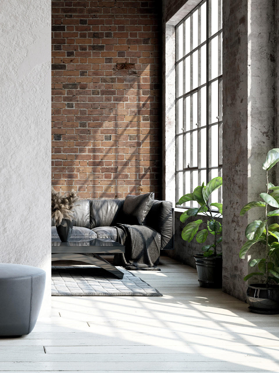 Industrial Style Wohnzimmer Loft