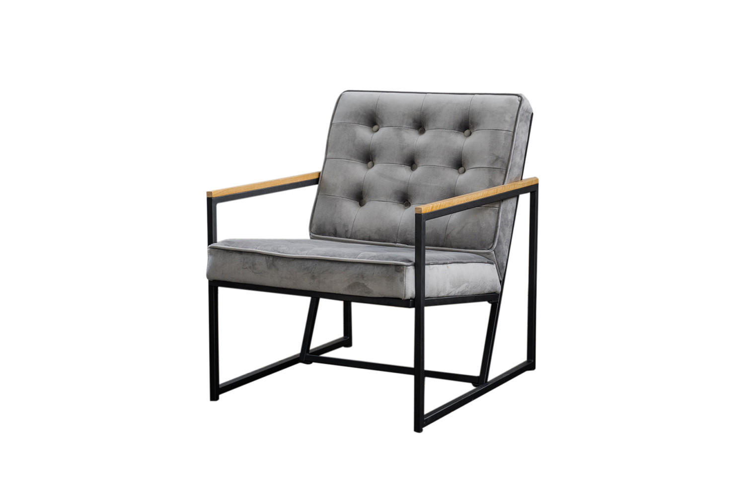 Kawola Polstersessel Grau 63x80x80 cm