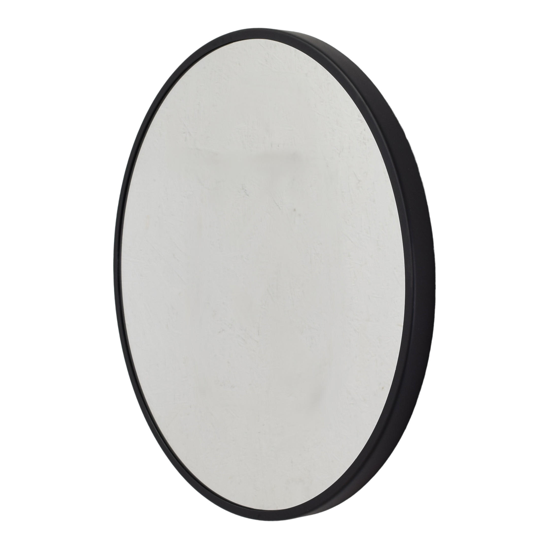 WANDSPIEGEL Rico Schwarz - Schwarz, Metall (60/60/4cm) - LOFT42