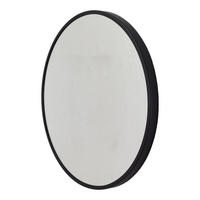 WANDSPIEGEL Rico Schwarz - Schwarz, Metall (60/60/4cm) - LOFT42