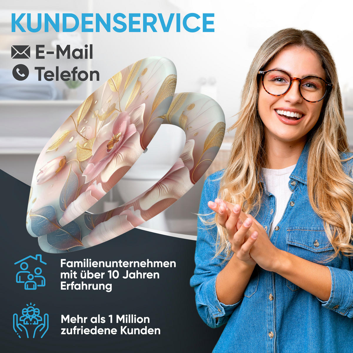 WC Sitz mit Absenkautomatik Florentia - Hellrosa, Holzwerkstoff (38/6/47cm) - Sanilo