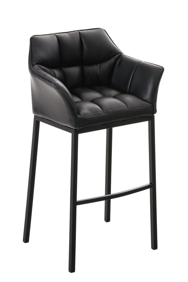 furnicato Barhocker Schwarz 64x110x48 cm