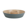 SCHALE Puro 30/30/6.5 cm - Grün, Naturmaterialien (30cm) - Present Time