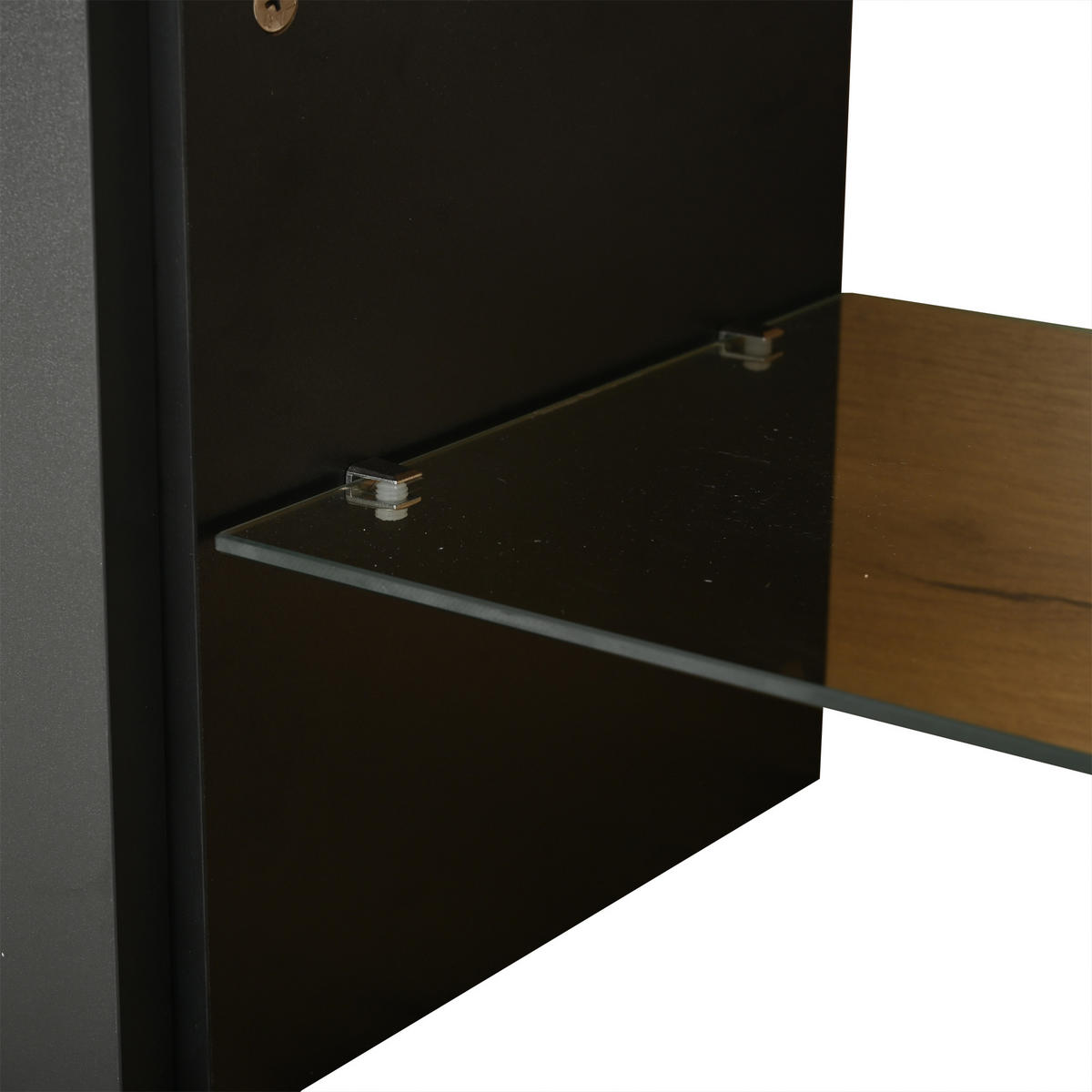 TV-LOWBOARD Holzoptik mit Türen und Fächern - Eichefarben, Holzwerkstoff/Metall (175/45/31.5cm) - Urban Meuble