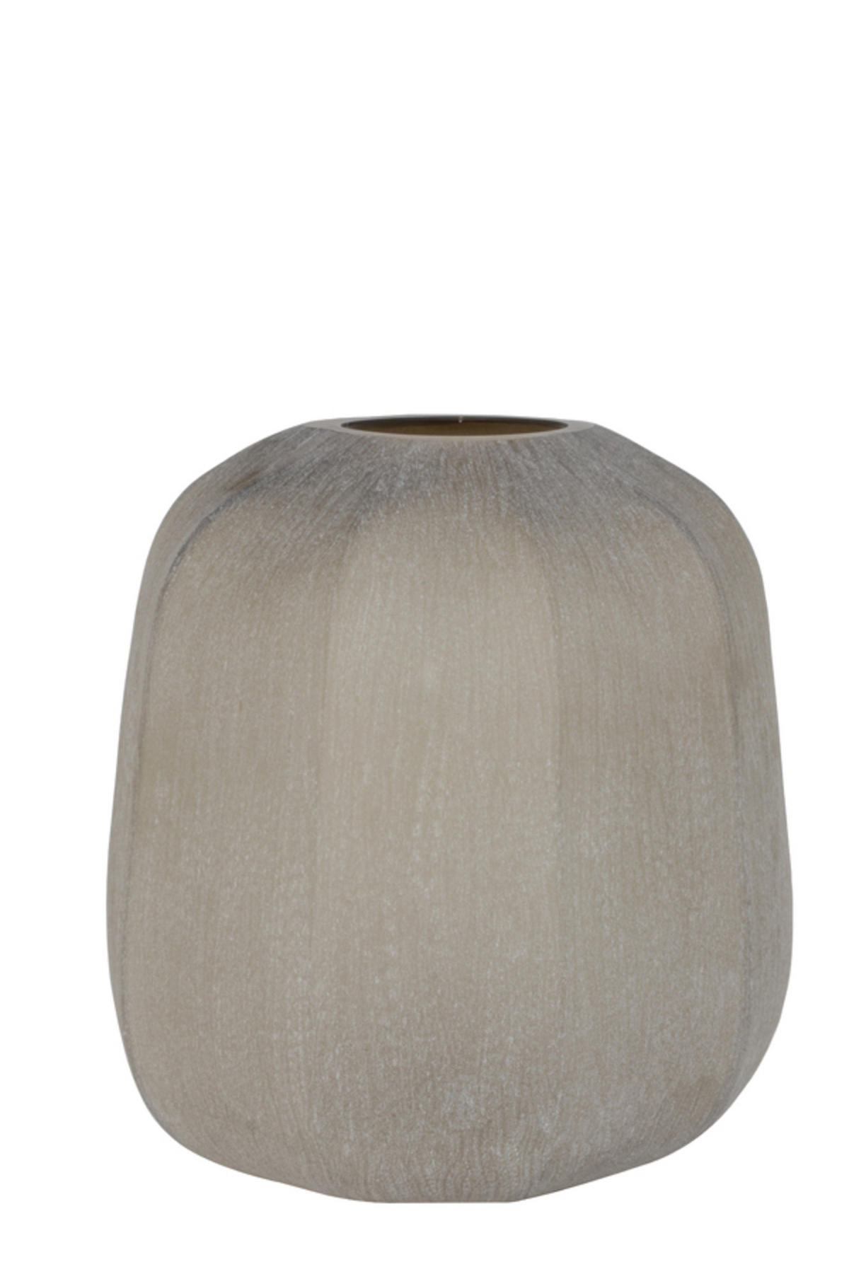VASE Pacengo Braun Ø33/32 cm - Braun, Glas (33/32cm) - Light & Living