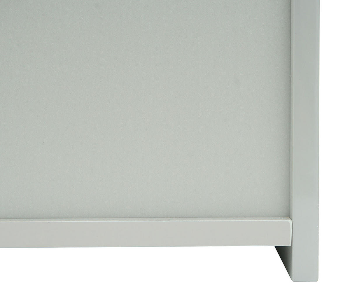 SPIEGELSCHRANK B19B Hochglanz Grau - Grau, Holz (60/70/16cm) - MCW