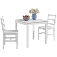 ESSGRUPPE 3-Teilige DE-10014 Weiß - Weiß, Holzwerkstoff (75/75/75cm) - ComfortXL