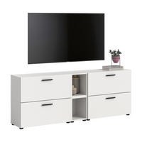 WOHNKOMBINATION Primo (B/H/T: ca. 176/67/34 cm) in Weiß/weiß - Weiß, Holzwerkstoff (176/67/34cm)