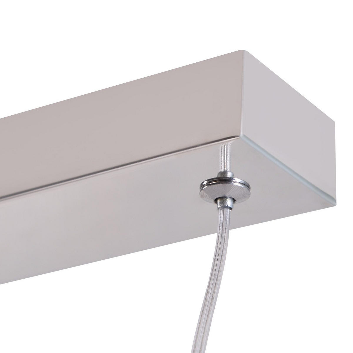 HÄNGELEUCHTE Marino 40/5/140 cm - Silberfarben, Metall (5/40/140cm) - Nettlife