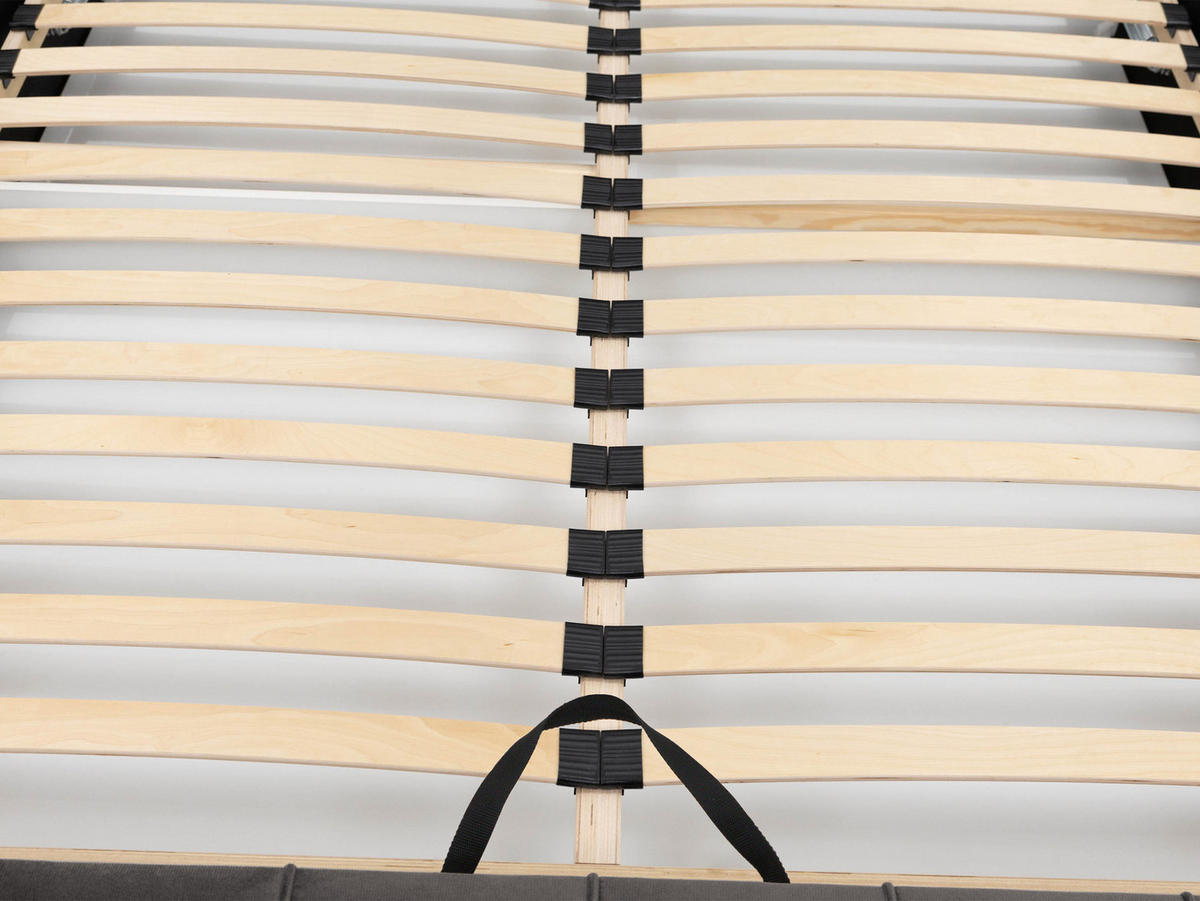 POLSTERBETT Slim XI - Kaschmir, Holz/Holzwerkstoff (160/200cm) - MIRJAN24