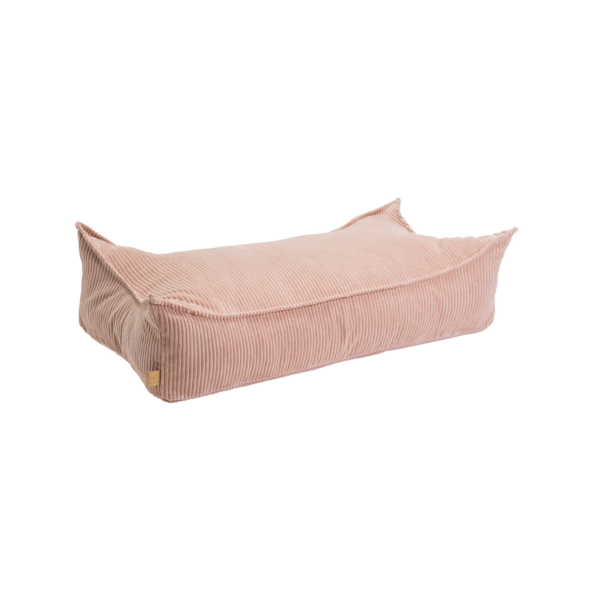 SITZPOUF für Kinder, Rechteckig, Aesthetic, Puderrosa - Hellrosa, Textil (120/35/60cm) - MeowBaby