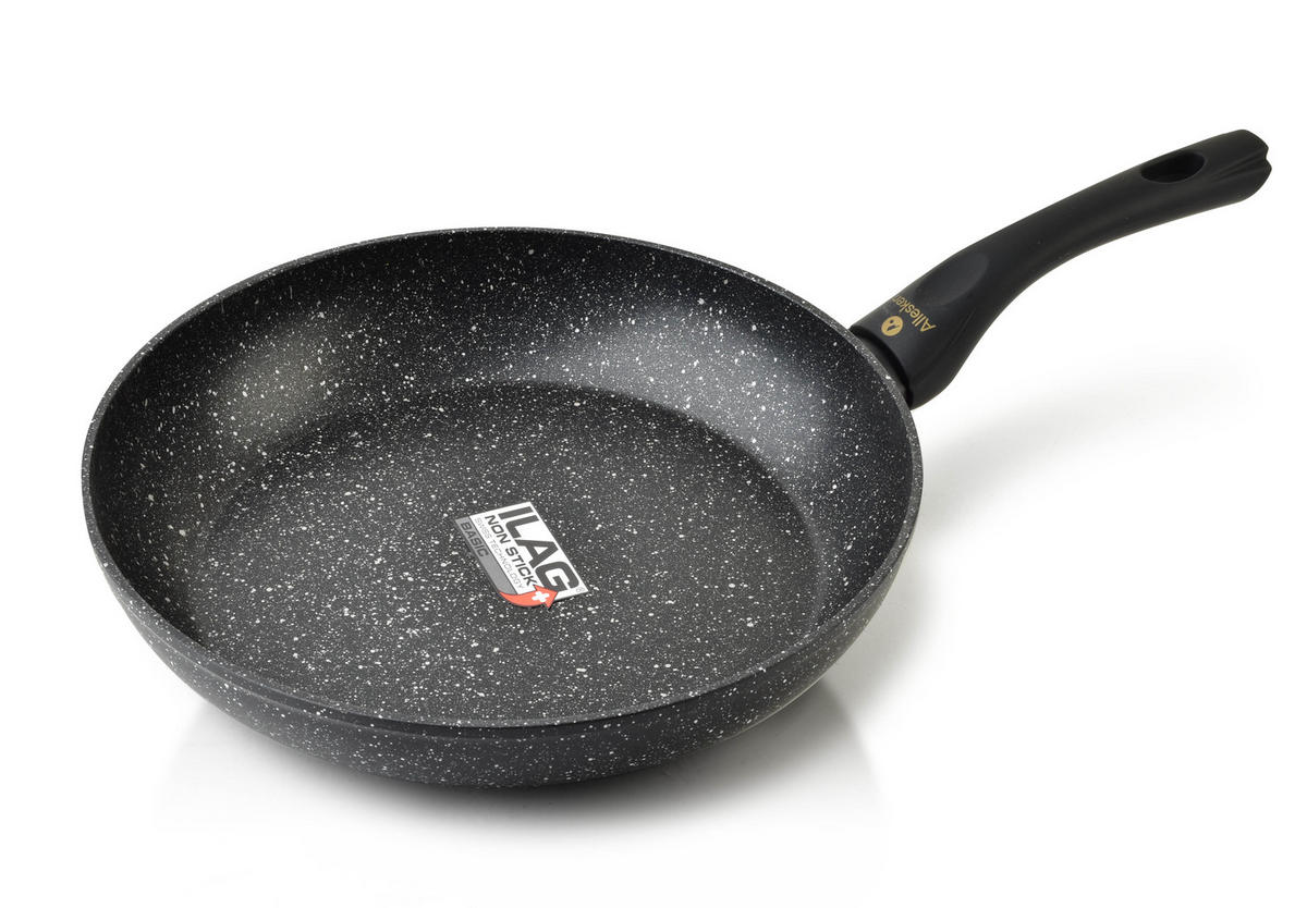 PFANNE Parsley Schwarz 28/47/5.4 cm Metall - Schwarz, Metall (28cm) - Mondex