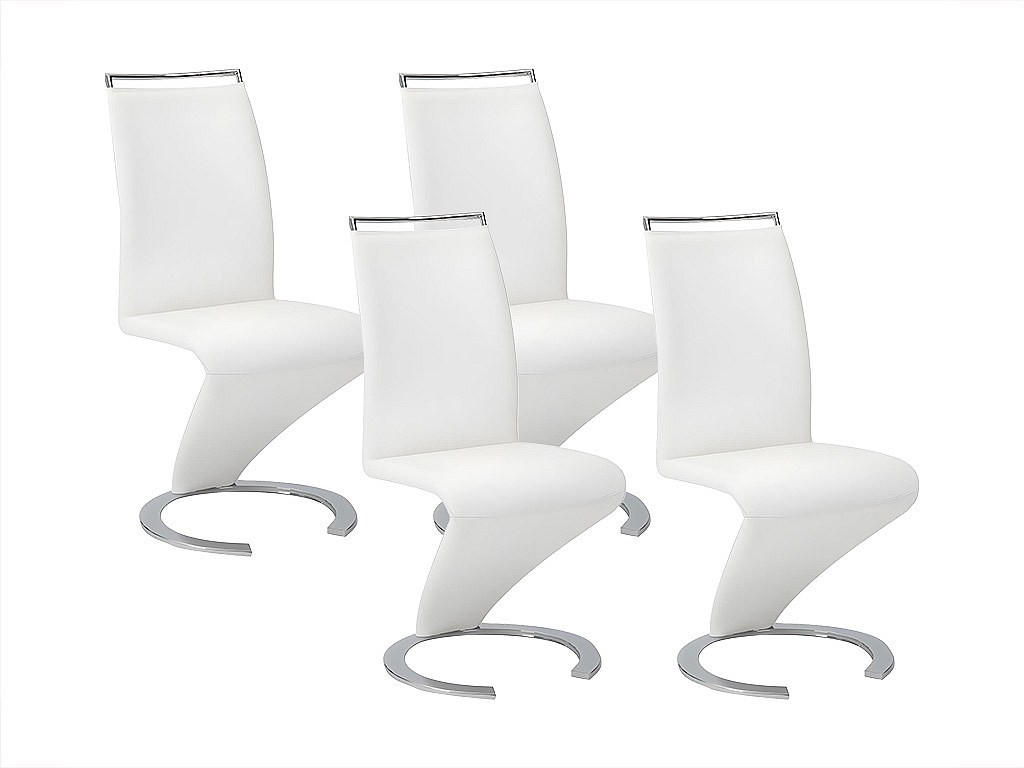 Vente-Unique Stuhl Weiß 61x100x49 cm