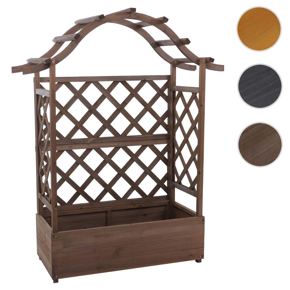 HOCHBEET Braun - Braun, Holz (110/138/44cm) - MCW