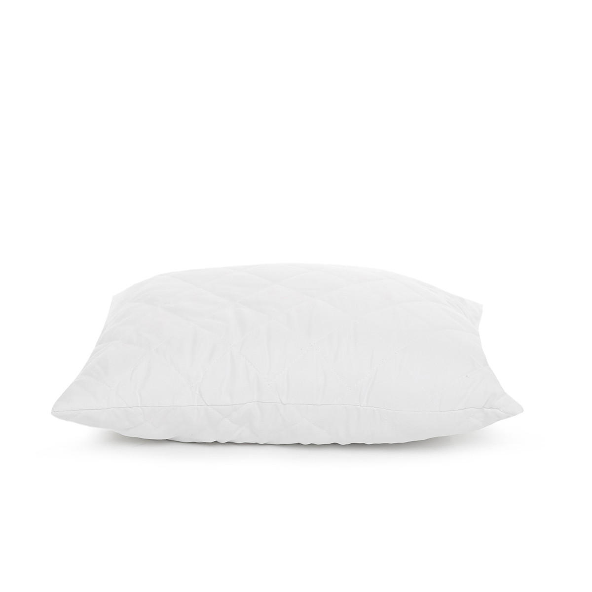 KOPFKISSEN Molle Mikrofaser 50/60 cm - Weiß, Textil (50/60cm) - Homla