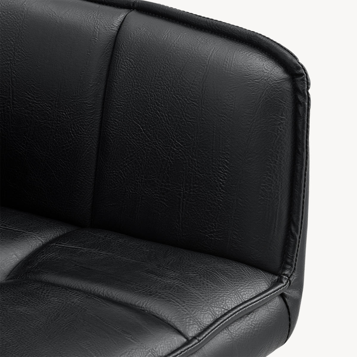 KRESLO S PODRUČKAMI Birmingham - čierna, kov/textil (60/82/59cm) - [en.casa]