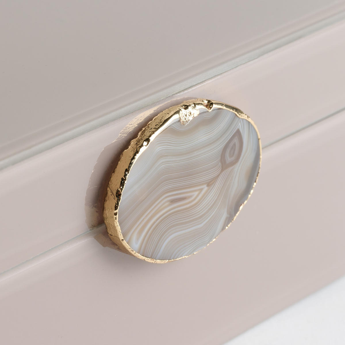 SCHMUCKKÄSTCHEN Dian - Beige, Glas (17/8/15cm) - home&you