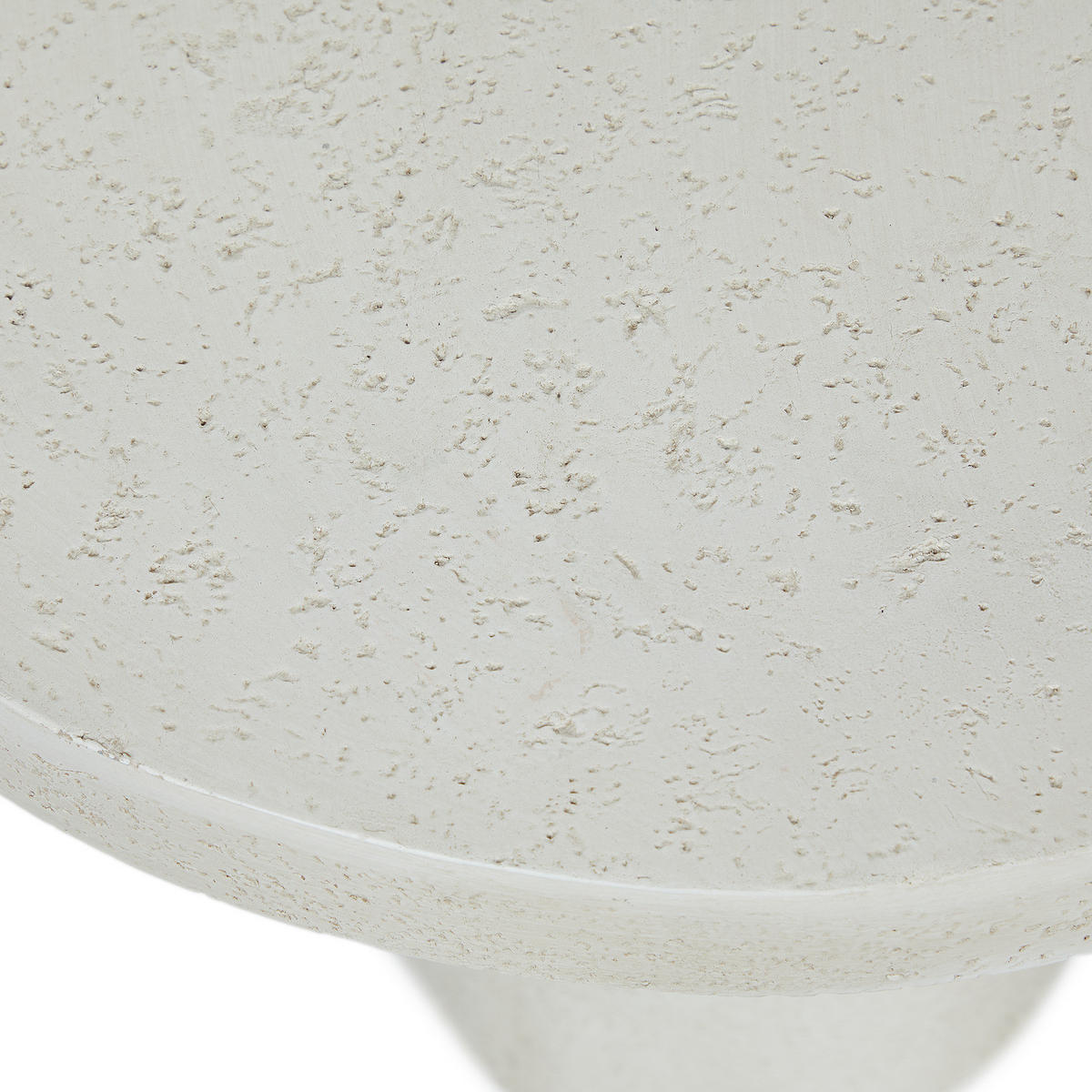 BEISTELLTISCH Pieces in Travertin-Look - Weiß, Keramik (50/50/46cm) - Butlers