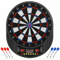 DARTSCHEIBE DE-18831 33 Spiele, 202 Variationen - Schwarz, Kunststoff (44/2.8/53cm) - ComfortXL