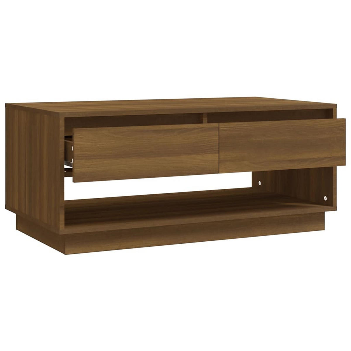 COUCHTISCH Braun Eichen-Optik 102,5x55x44 cm Holzwerkstoff - Braun, Holzwerkstoff (102.5/55/44cm) - furnicato