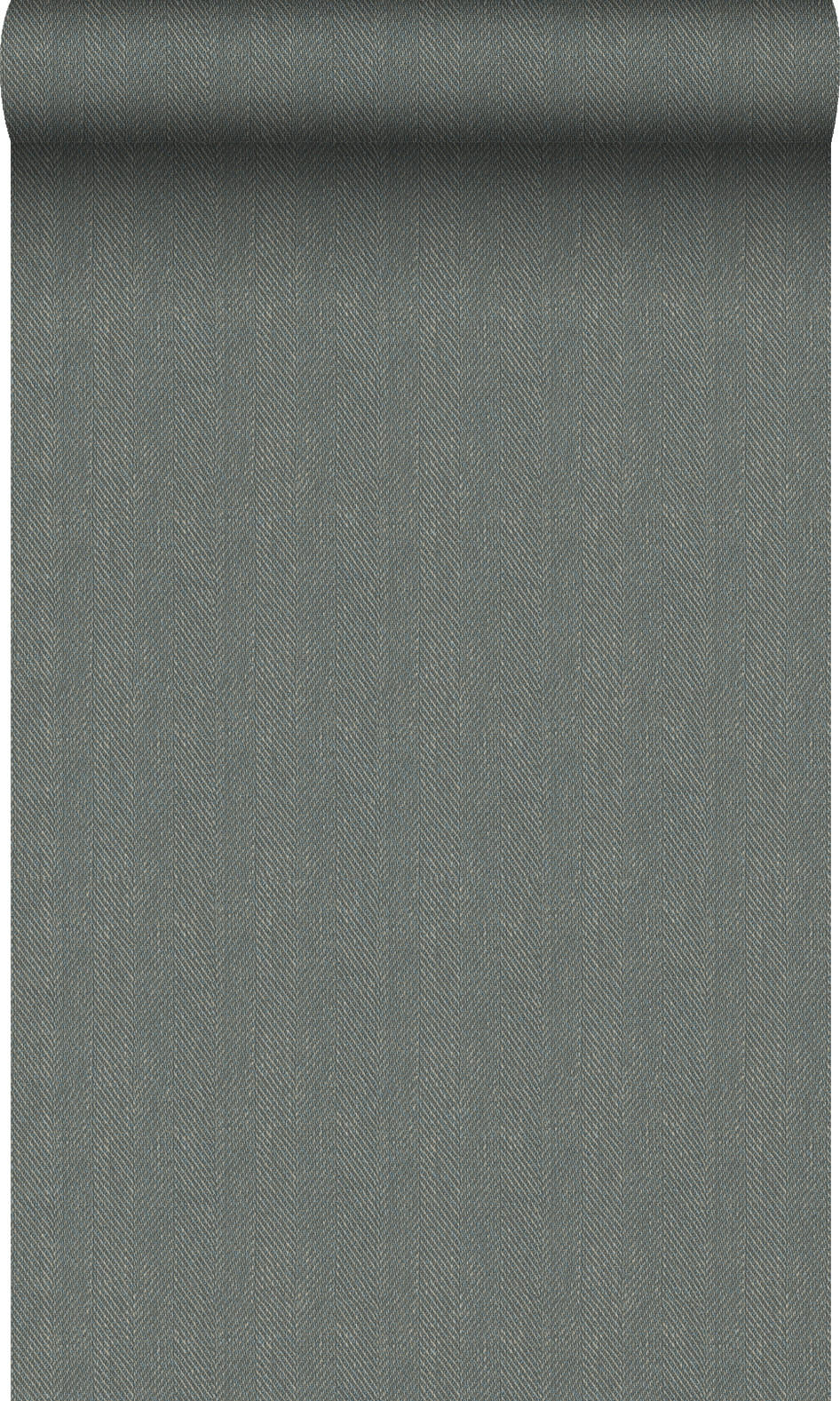 TAPETE Fischgrätmuster 53 cm x 10.05 m - Grau, Papier (53/1000cm) - Origin Wallcoverings