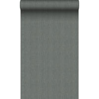 TAPETE Fischgrätmuster 53 cm x 10.05 m - Grau, Papier (53/1000cm) - Origin Wallcoverings