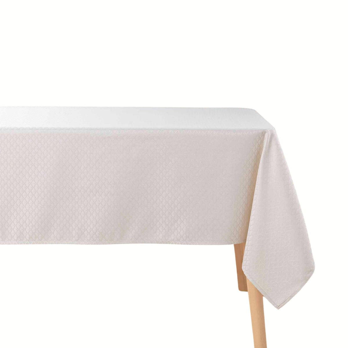 TISCHDECKE Artea 140/240 cm - Taupe, Textil (140cm) - Douceur d´intérieur
