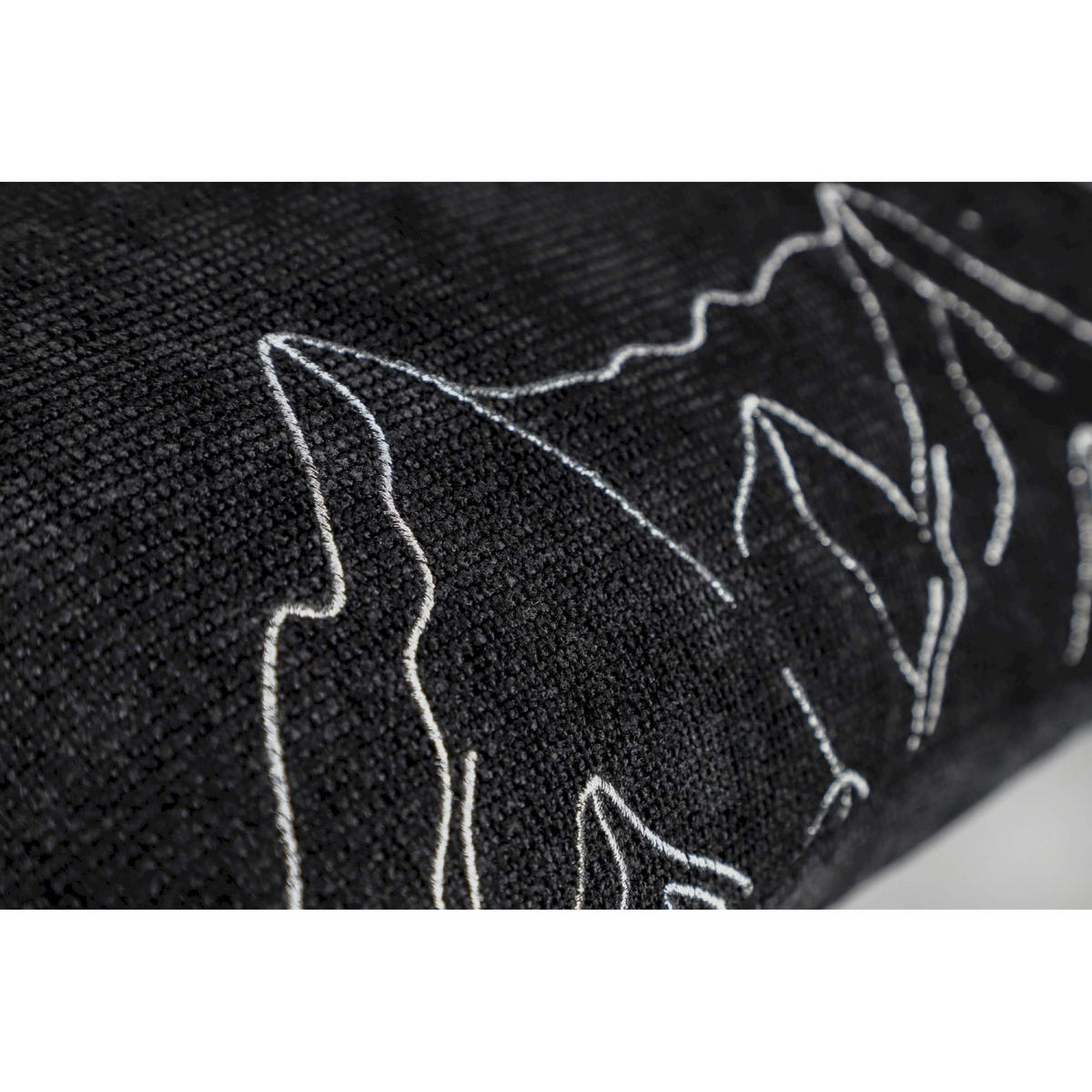 ZIERKISSENHÜLLE DAHEIM - Schwarz, Textil (50/30cm) - Sportalm Kitzbühel