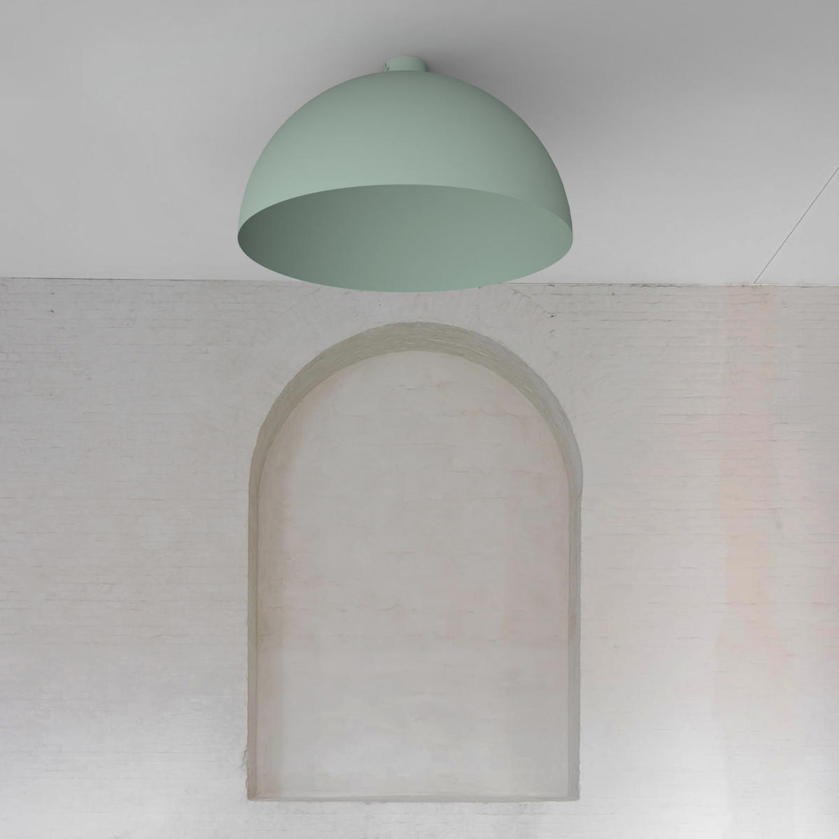 DECKENLEUCHTE - Grün, Metall (60/60/30cm) - Lumicom