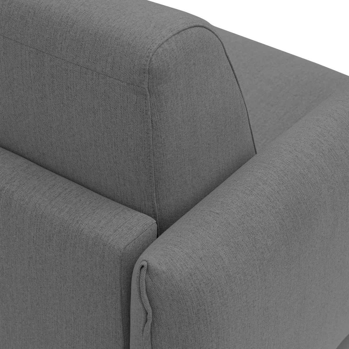 SCHLAFSOFA Scarlet - Anthrazit, Textil (215/95/96cm) - Divani.store