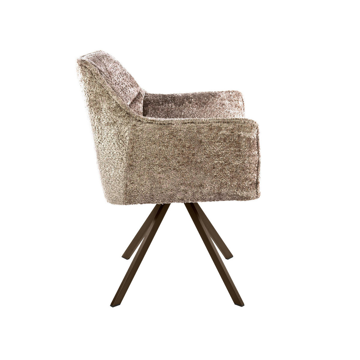 ESSZIMMERSTÜHLE Raster Beige 60/63/81 cm - 2er-Set - Beige, Textil (63/81/60cm) - Hoyz Collection