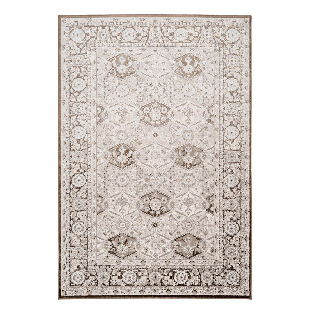 VINTAGE-TEPPICH Antares Ishana Beige - Beige, Textil (160/231cm) - Kukoon Rugs