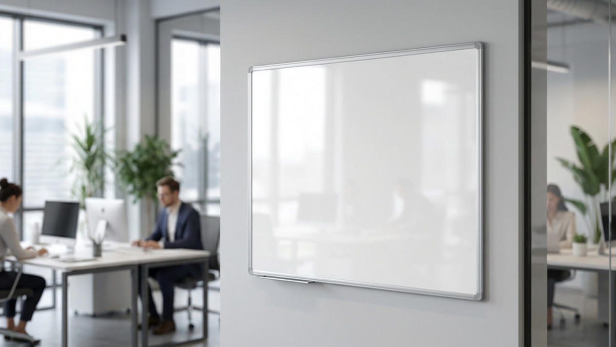 WHITEBOARD Magnetisch 120x80cm TSC7 Alurahmen - Weiß, Metall (120/80/1.5cm) - ALLboards