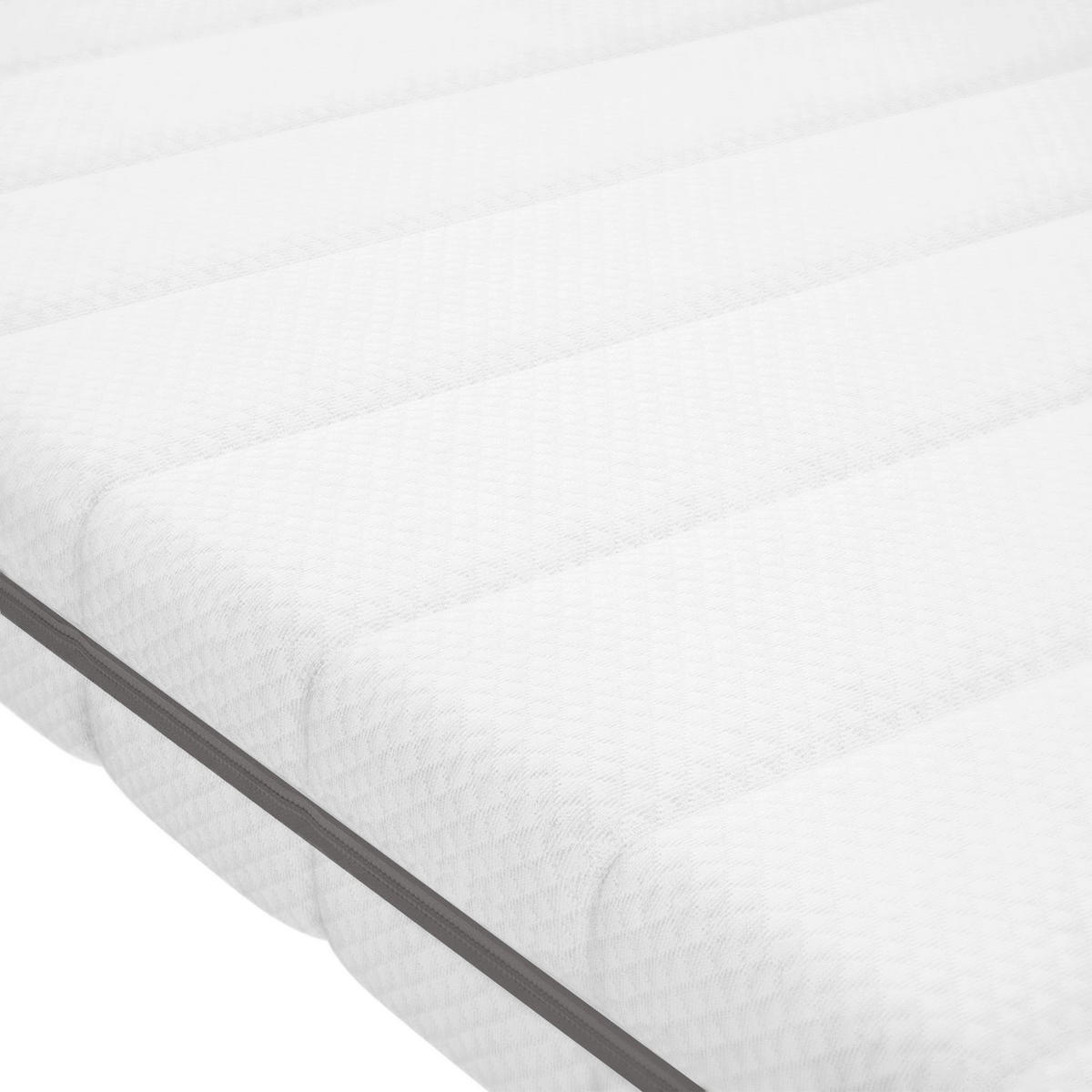 KALTSCHAUM-TOPPER 200x200cm - Weiß, Textil (200/200cm) - Mister Sandman