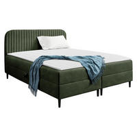BOXBETT Box Best 1 - Schwarz/Grün, Holz/Holzwerkstoff (180/200cm) - MIRJAN24