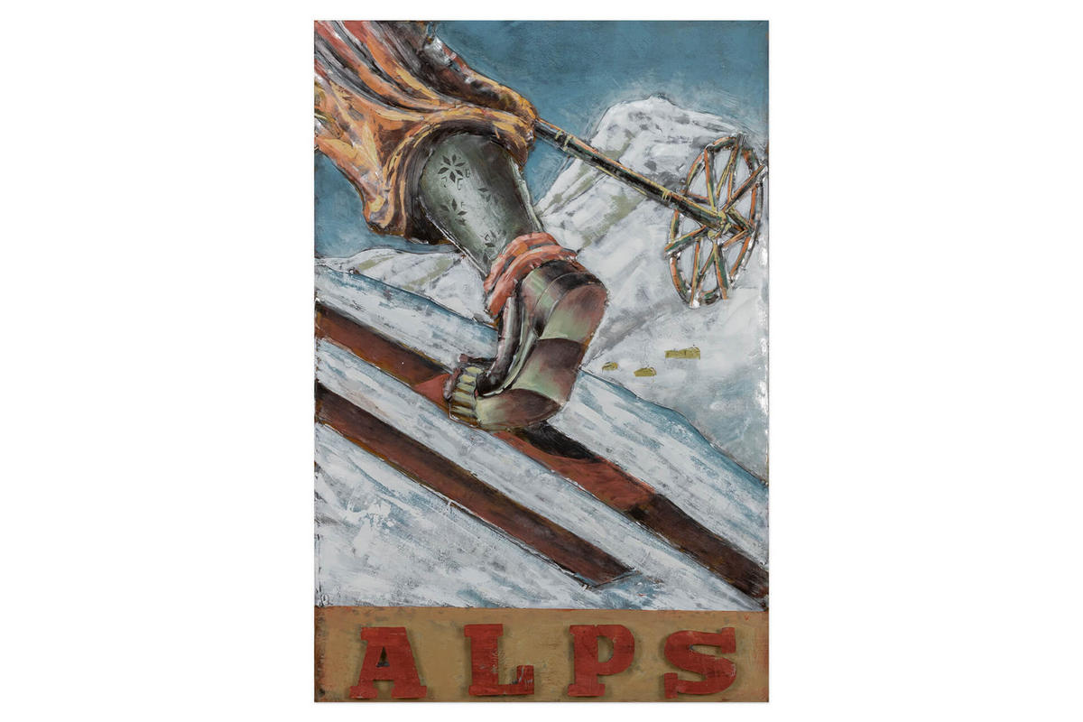 METALLBILD Braun 60/90 cm - Braun, Metall (4.2/90cm) - KUNSTLOFT