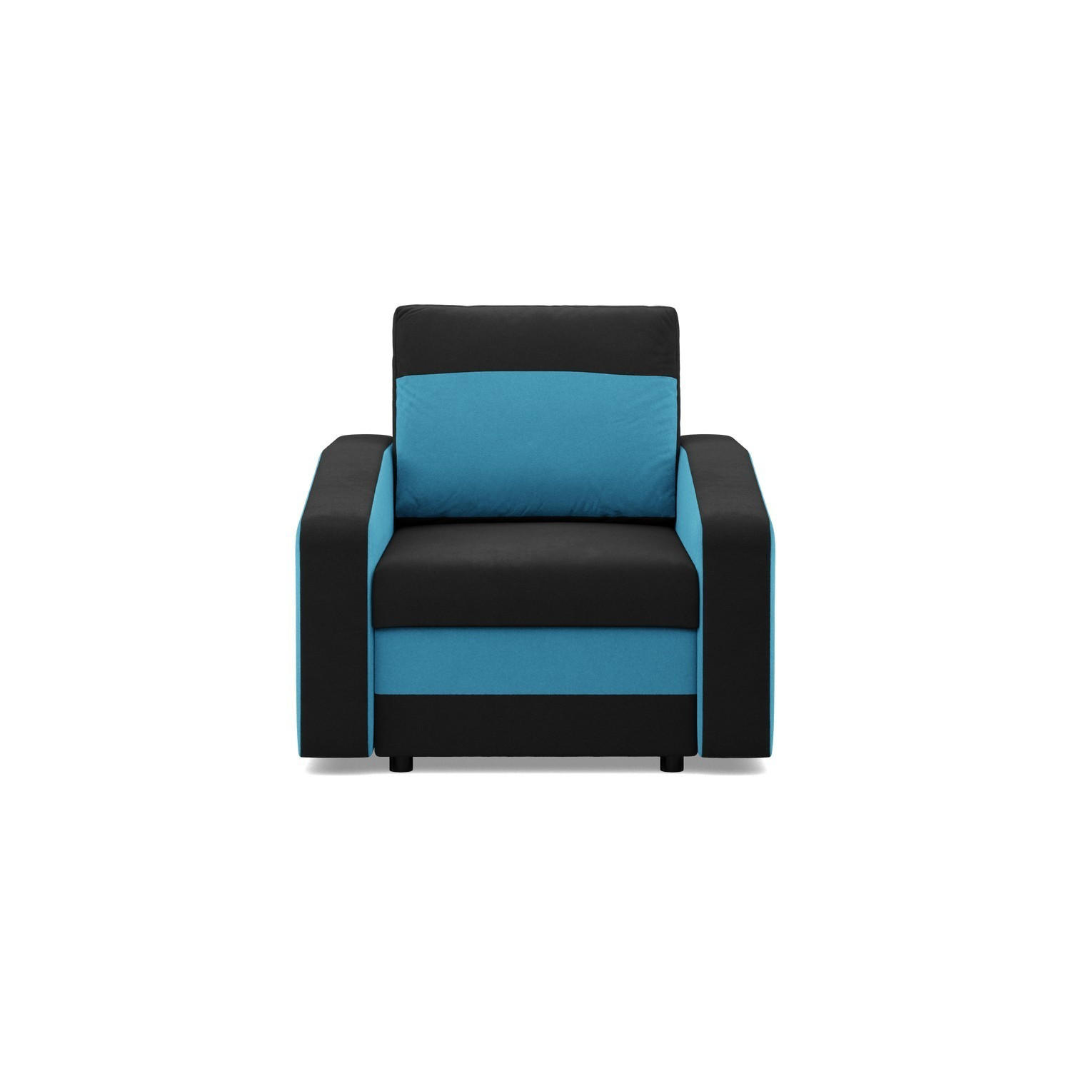 LOUNGESESSEL ORION, BONELL, Schwarz + Blau - Blau/Schwarz, Textil (83/92/92cm)