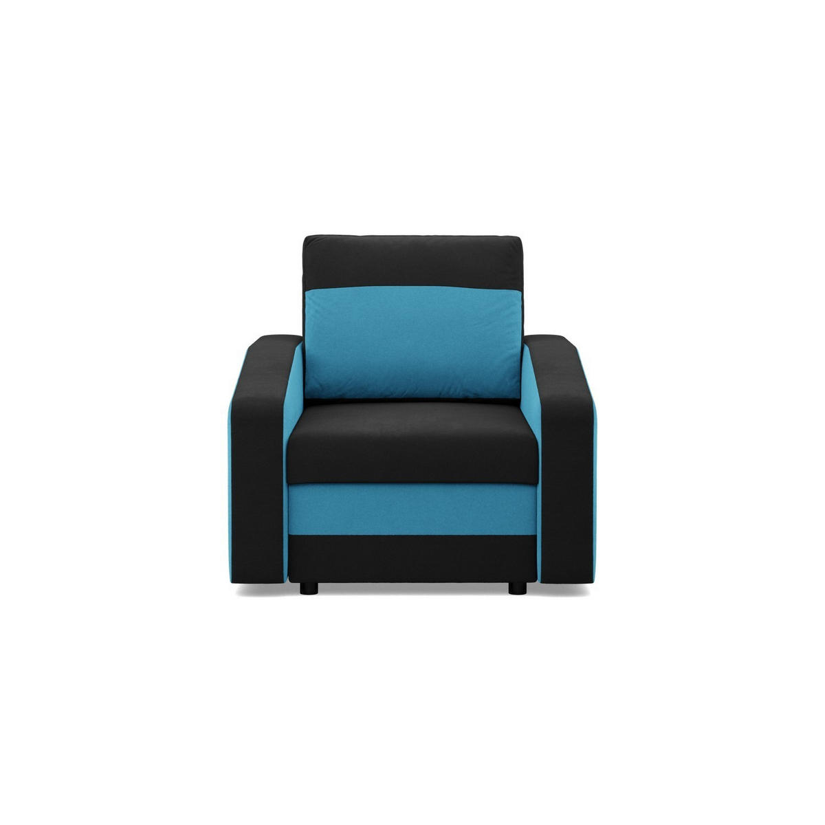 LOUNGESESSEL ORION, BONELL, Schwarz + Blau - Blau/Schwarz, Textil (83/92/92cm)