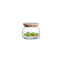 VORRATSGLAS Happy Zoo bunt 8 x 9 cm - Multicolor, Glas (9/1/8cm) - Ritzenhoff Breker
