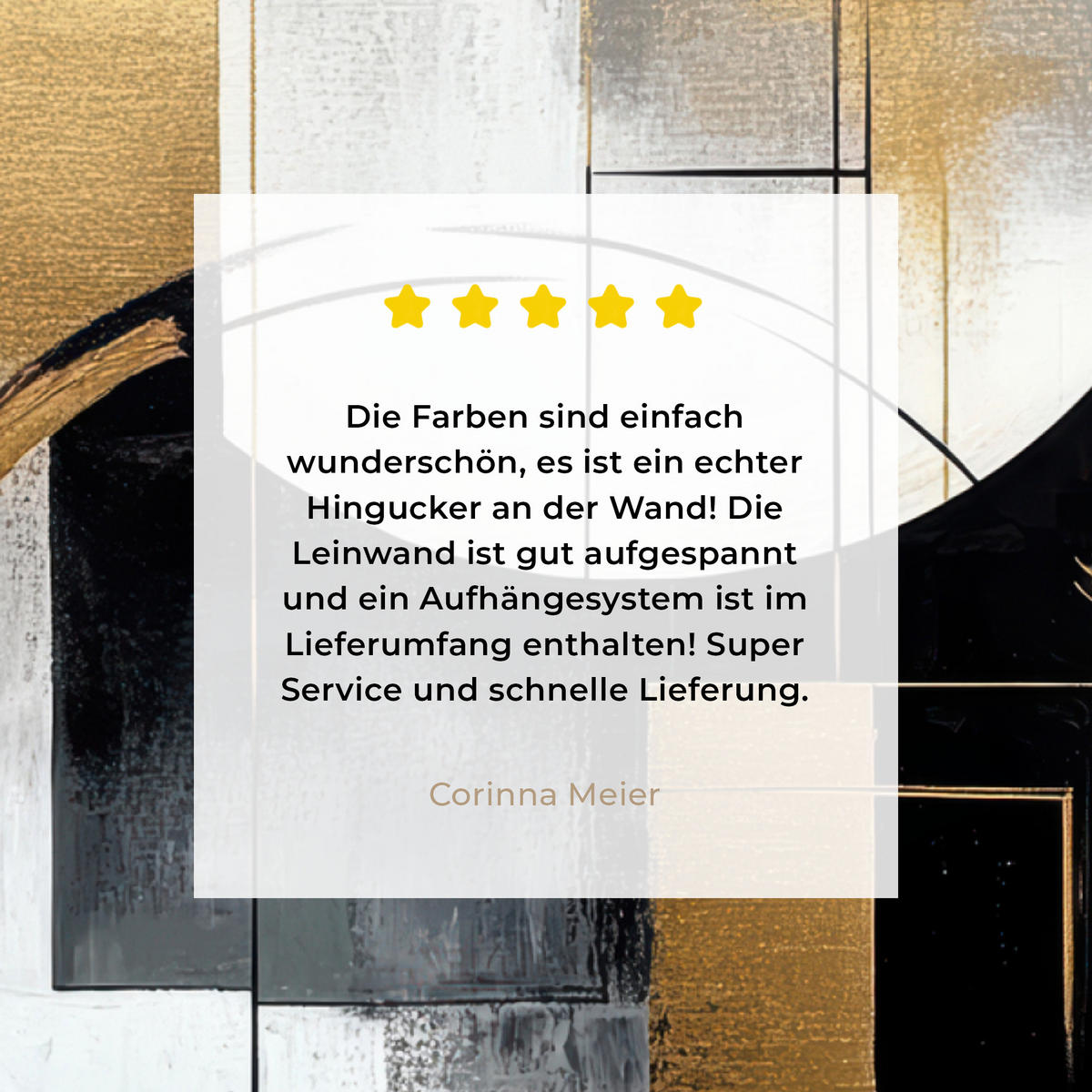 LEINWANDBILD - Abstrakt - Gold - Silber - Formen - Ästhetik - 60x80 - Gemälde - Multicolor, Textil (60/80cm) - MuchoWow