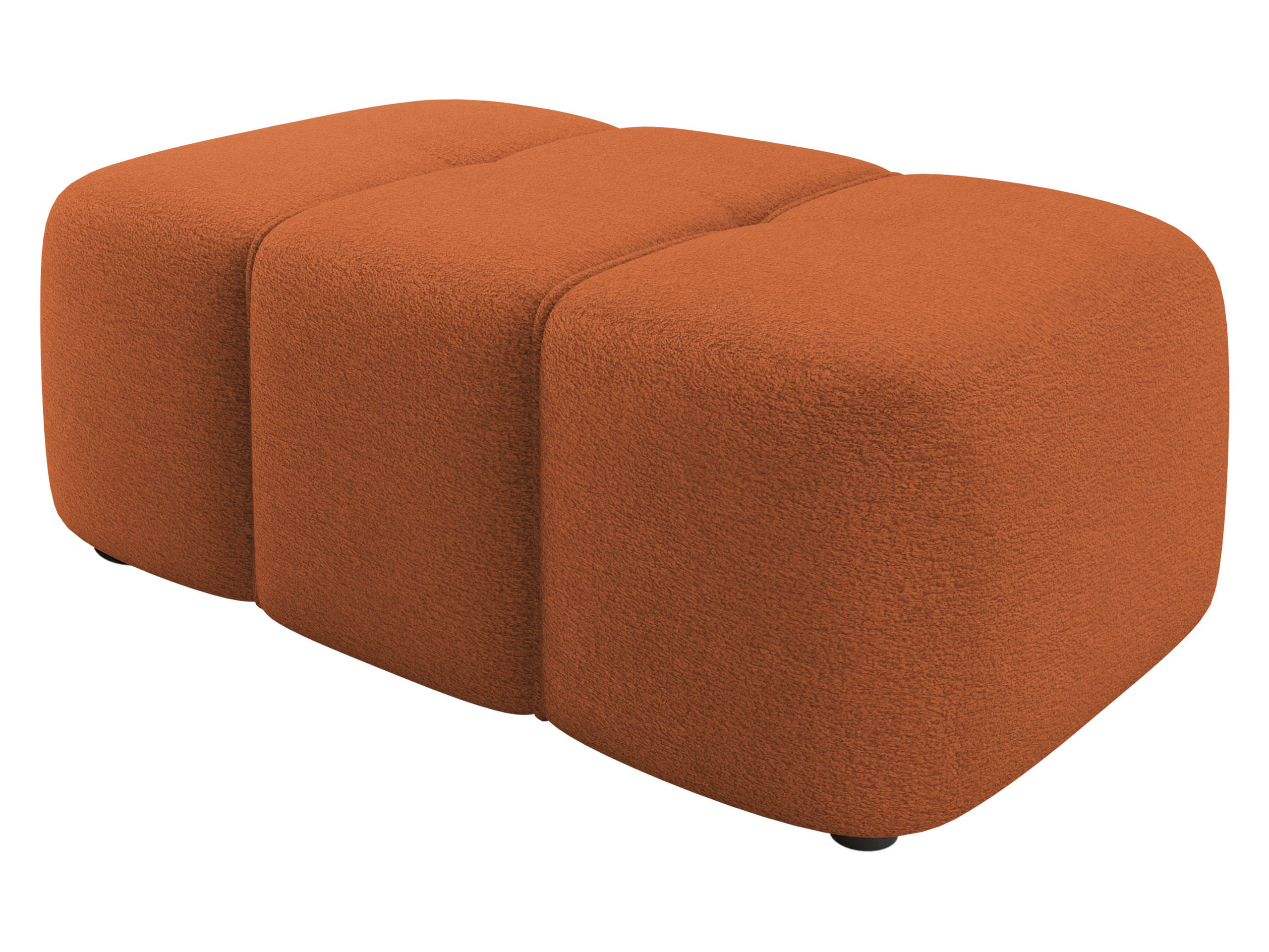 POLSTERHOCKER Furyn - Schwarz/Bronzefarben, Holzwerkstoff/Kunststoff (93/38/62cm) - MIRJAN24