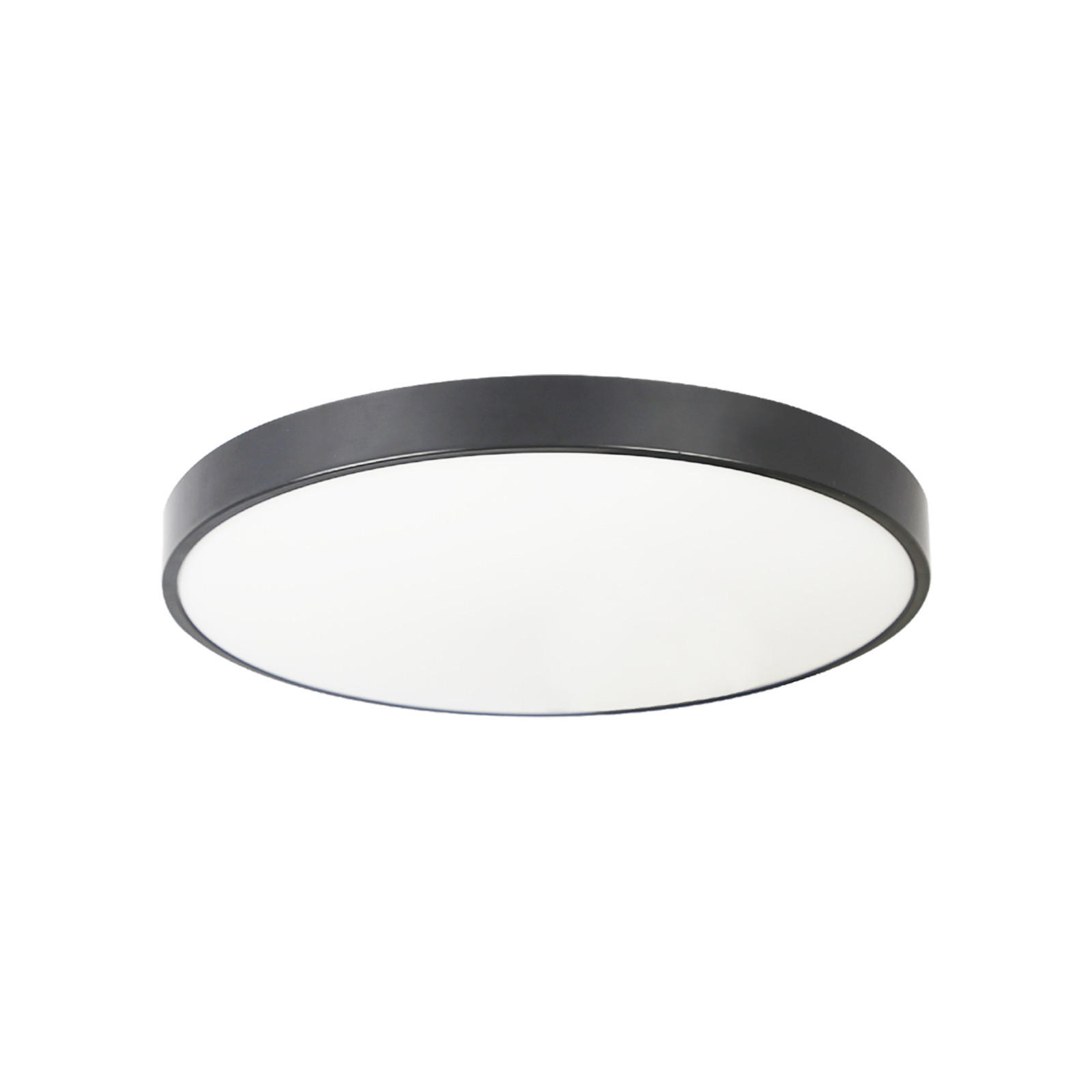 LED-DECKENLEUCHTE Roland 28/28/3 cm - Schwarz, Kunststoff (28/28/3cm) - Nettlife