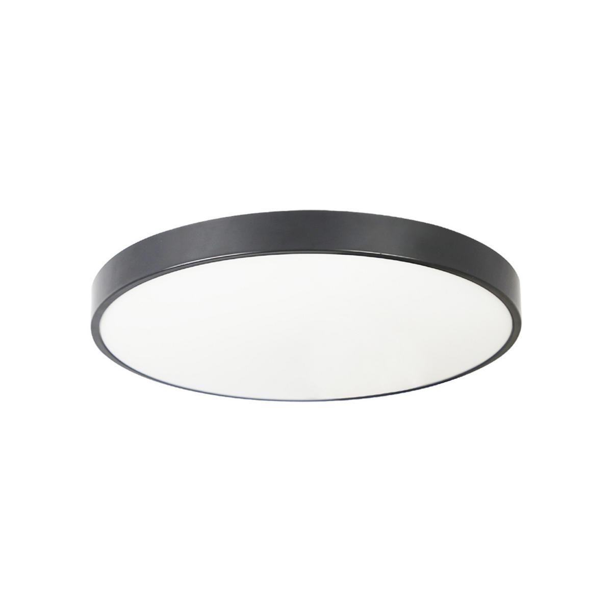 LED-DECKENLEUCHTE Roland 28/28/3 cm - Schwarz, Kunststoff (28/28/3cm) - Nettlife