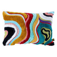 ZIERKISSEN Courtneay Blau 60/4/40cm - Blau, Textil (4/60cm) - PTMD Collection