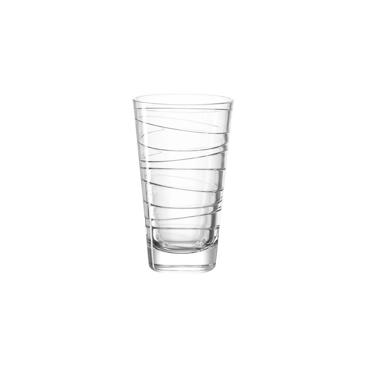 TRINKGLÄSER Vario Struttura transparent 12er Set - Transparent, Glas (0.001L) - Leonardo Living