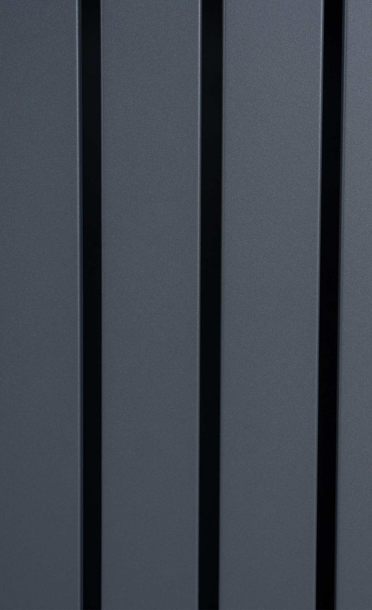 MÜLLTONNENVERKLEIDUNG 72/80/133 cm Metall Anthrazit - Anthrazit, Metall (72/133/80cm) - CLP