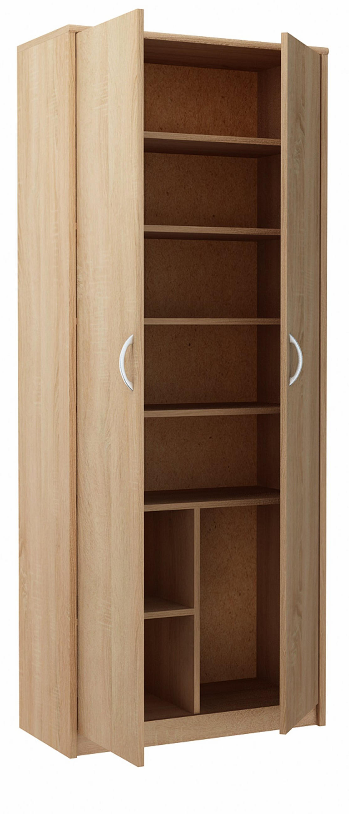 BÜCHERREGAL R4 Sonoma Eiche 74/35/180 cm - Sonoma Eiche, Holzwerkstoff (74/180/35cm) - Matkam Möbel
