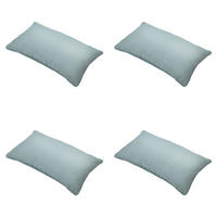DEKORATIONSKISSEN Eco-line - Blau - 30/50/10 cm - 4er-Set - Blau, Textil (50/30cm) - Madison