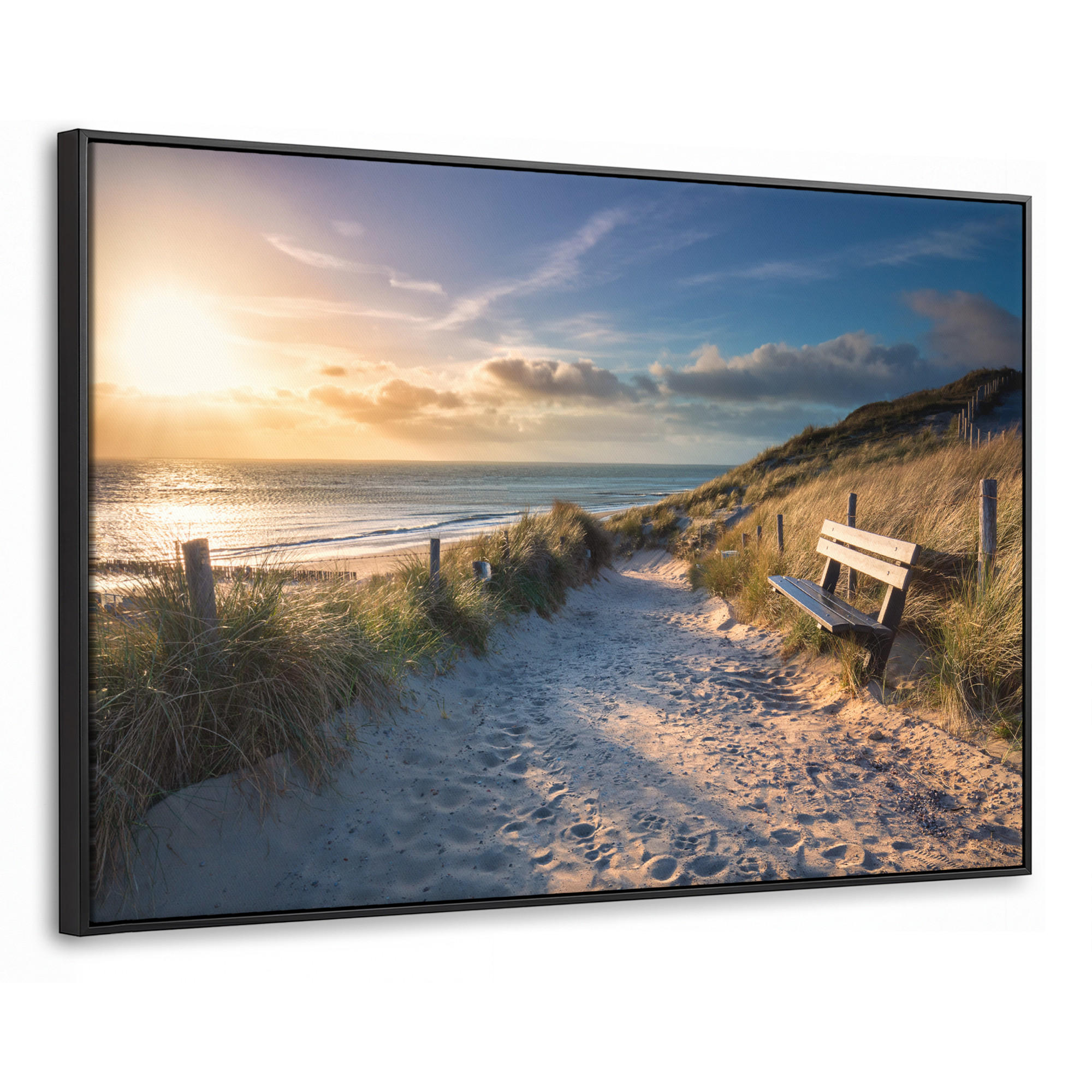 MuchoWow Leinwand Sand 120x80 cm